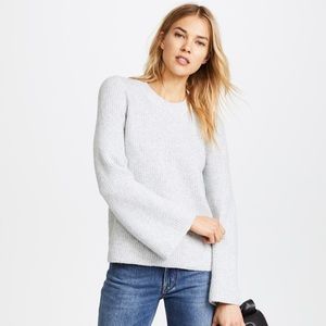Bell-Sleeve Pullover Sweater